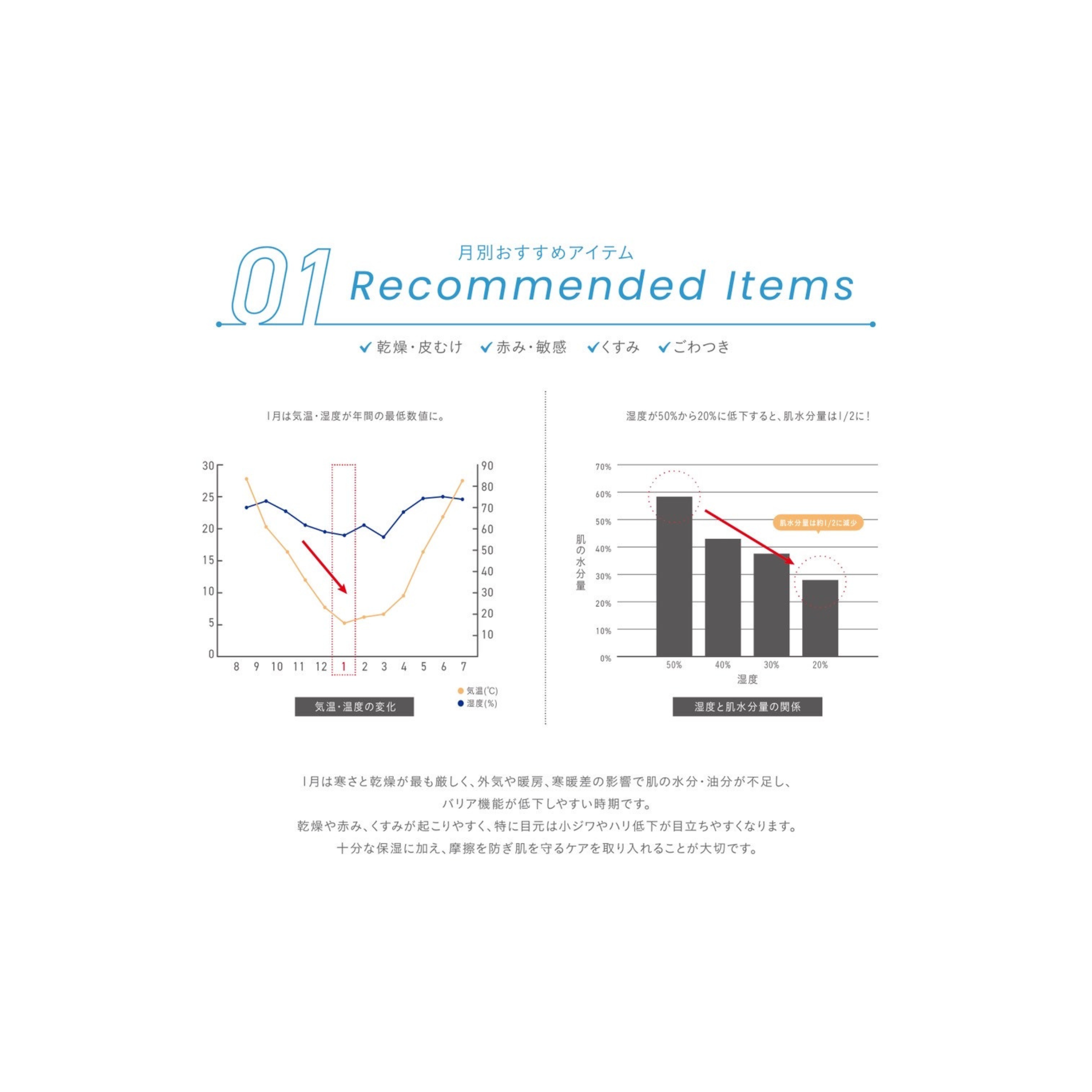 SEASONAL ITEM‐1月肌状態‐