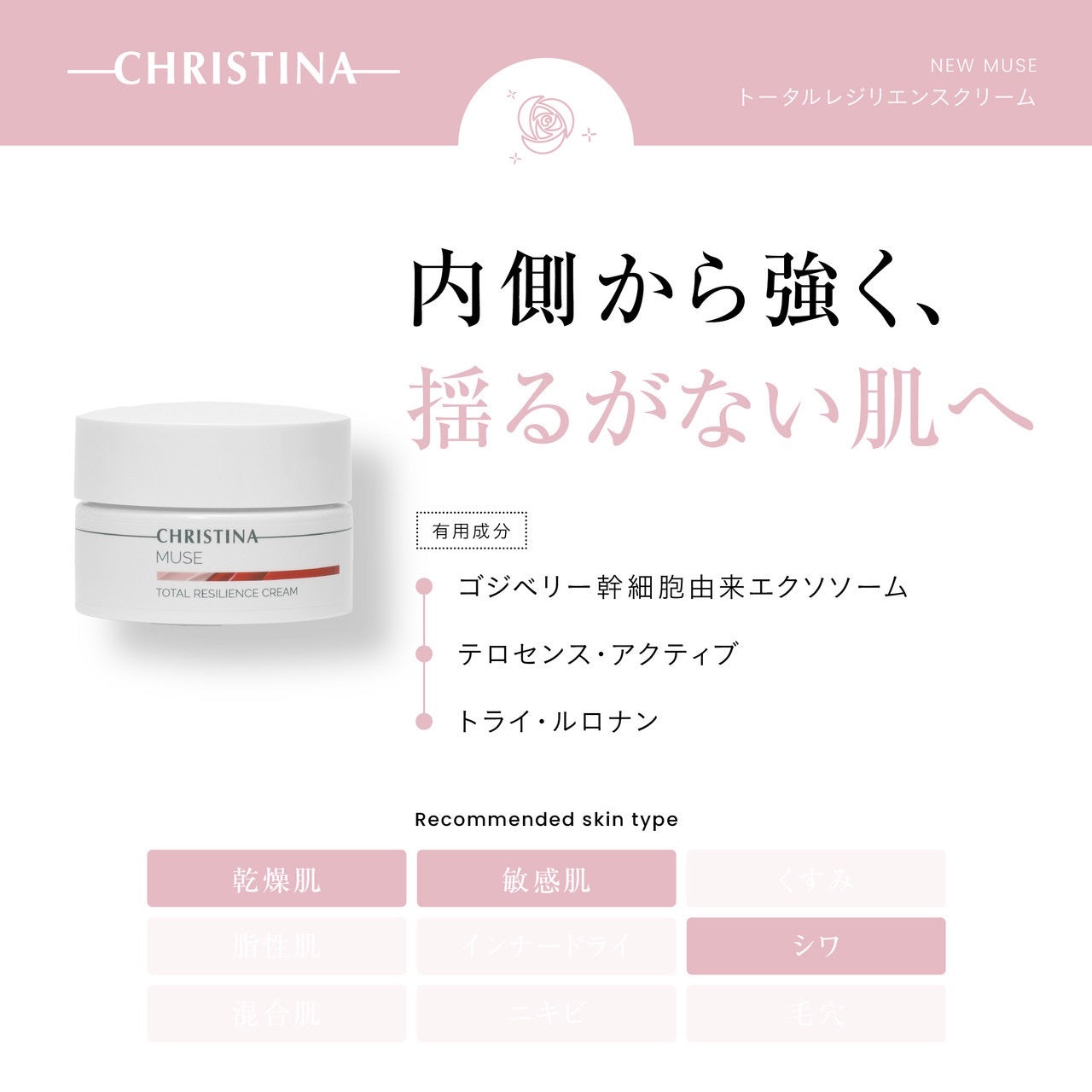 新品 クリスティーナ 新MUSE TOTAL RESILIENCE CREAM NEW【クリスティーナ】ミューズ | トータルレジリエンスクリーム