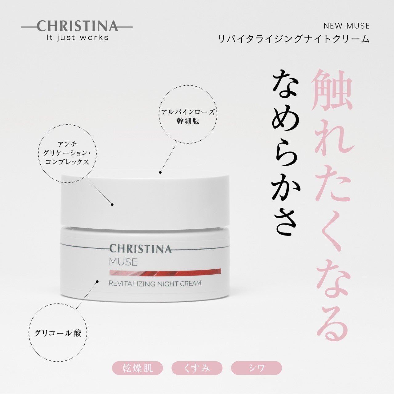 NEW【クリスティーナ】ミューズ | リバイタライジングナイトクリーム